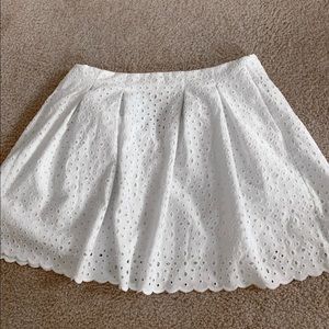 White skirt